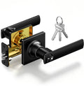 Veise LY01 Square Keyed Entry Door Lever, Door Handle with Lock