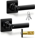 LY01 Square Keyed Entry Door Lever
