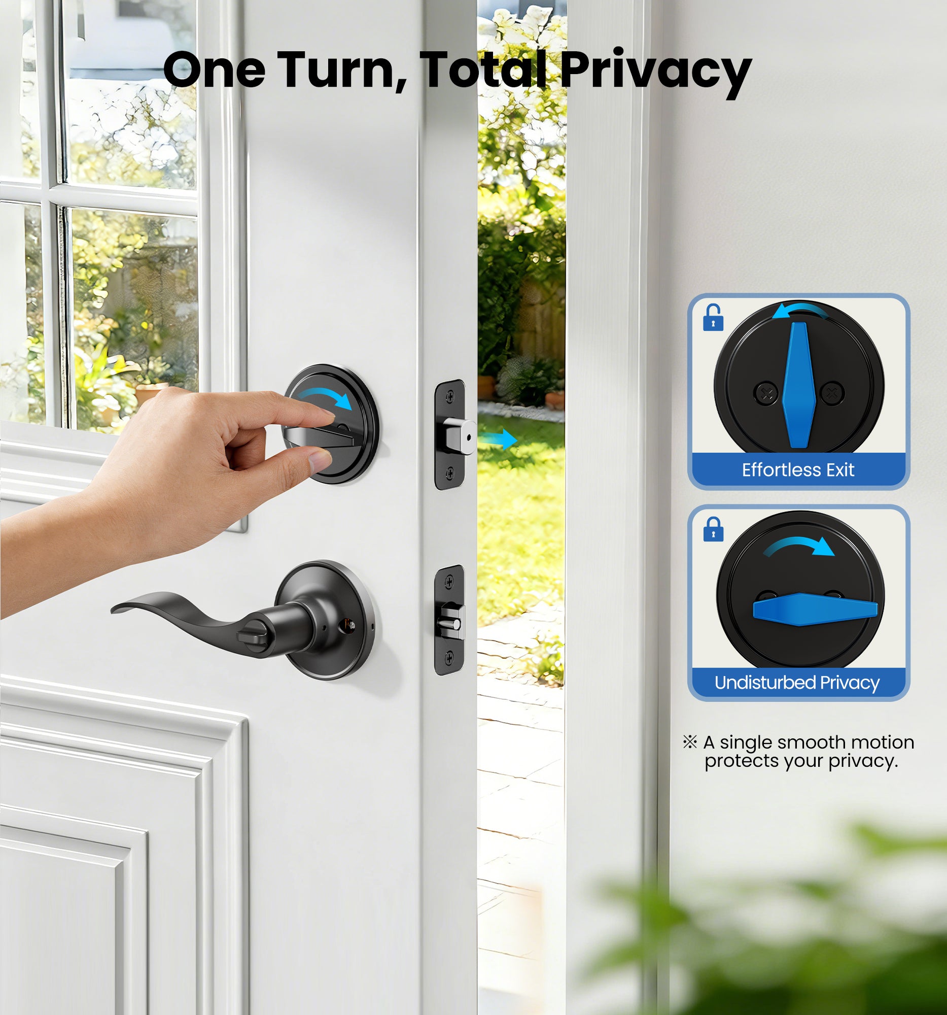 Veise DL01-C Keyed Alike Front Door Lever