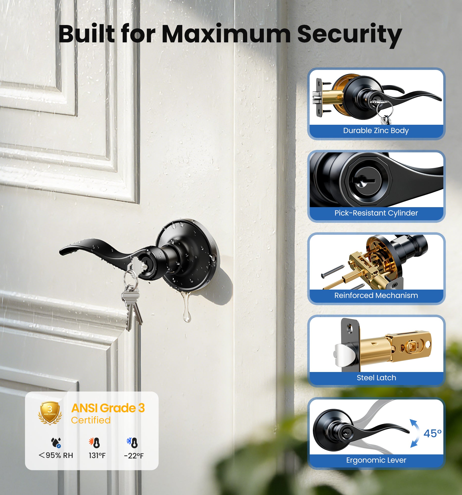 Veise H01-S Lever lock