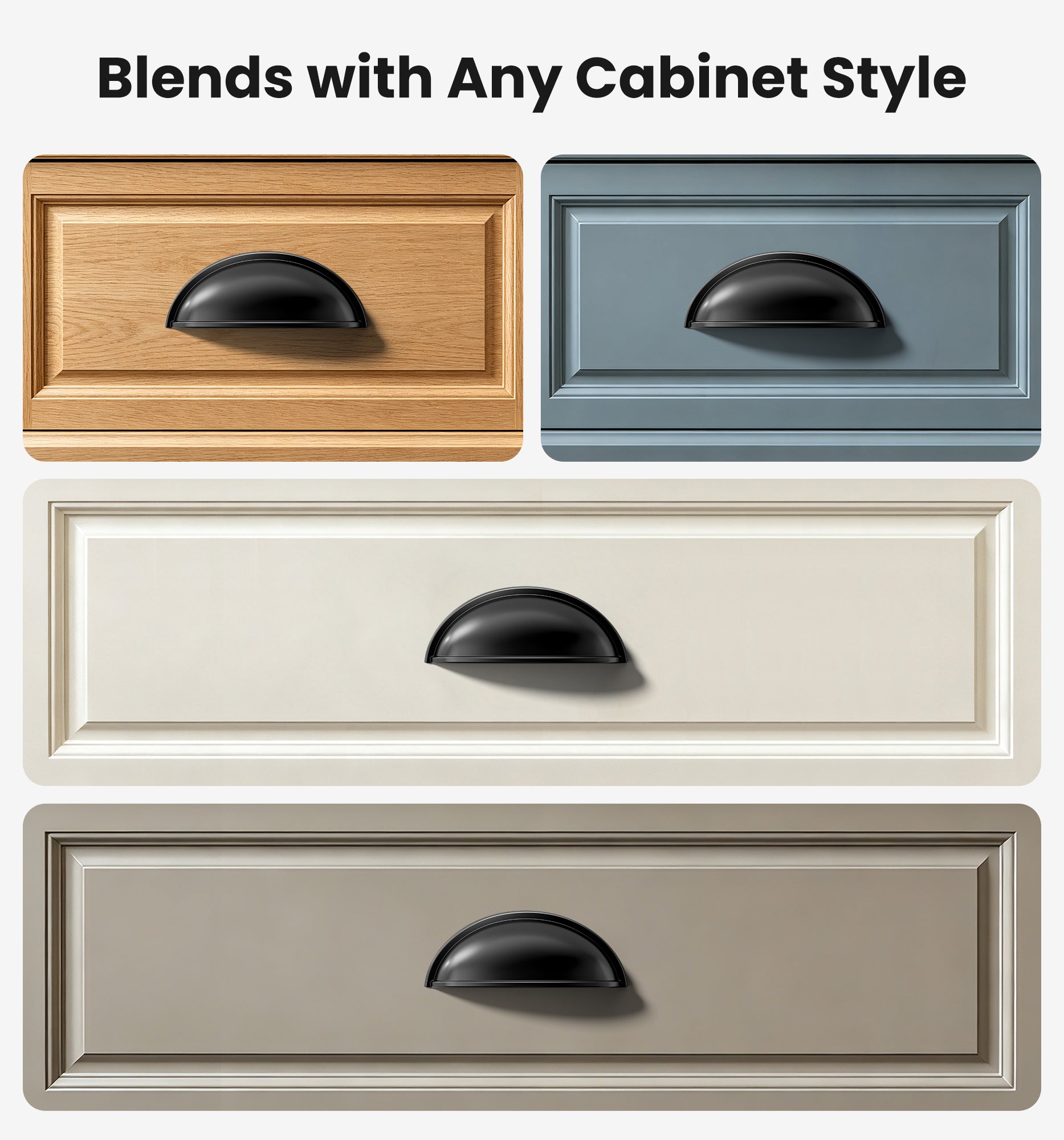 Veise SHL-3IN Drawer Pulls 3 Inch Hole Center