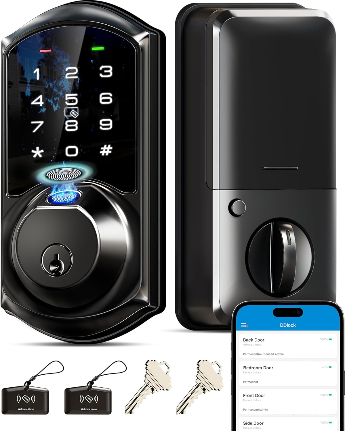 Veise VE07 Fingerprint & Keypad Smart Lock