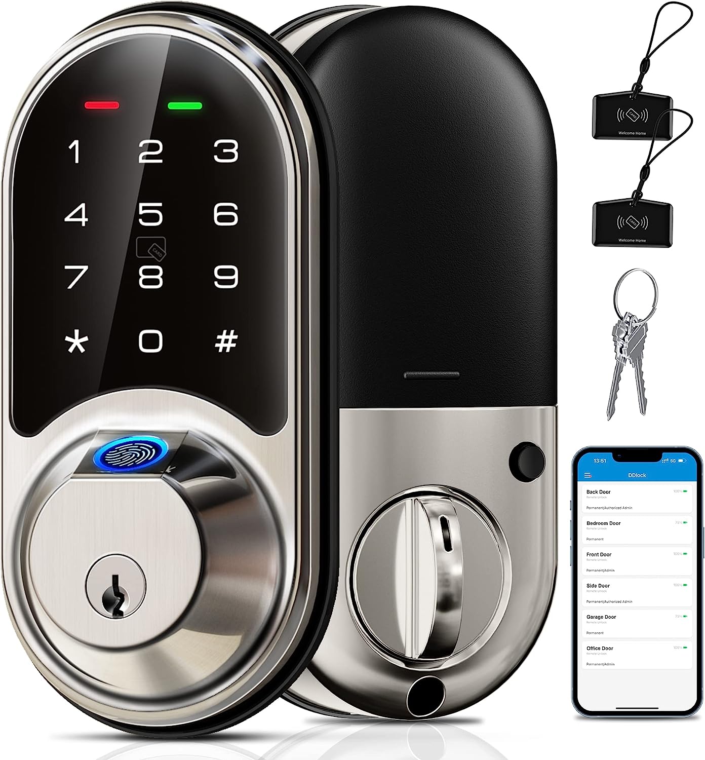 Veise RZ07 Fingerprint & Keypad Smart Lock