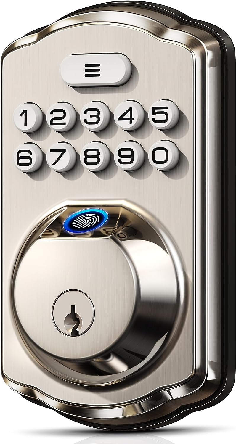 Veise KS02A Fingerprint Keypad Deadbolt Lock