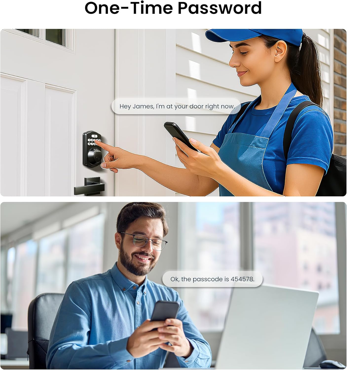 Veise KS02A Fingerprint Keypad Deadbolt Lock