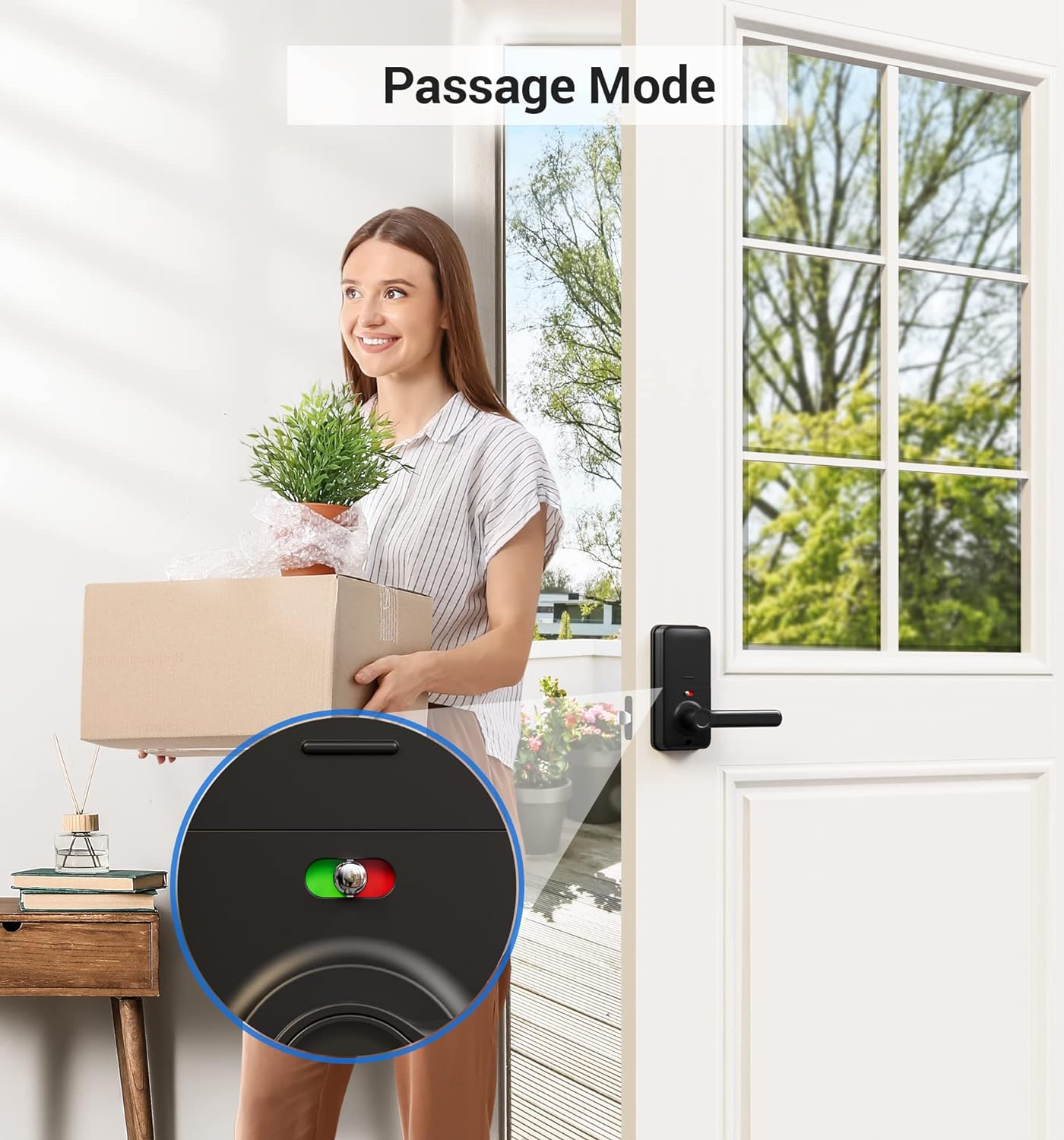 VEISE RZ09 Fingerprint Smart Lock with Handles