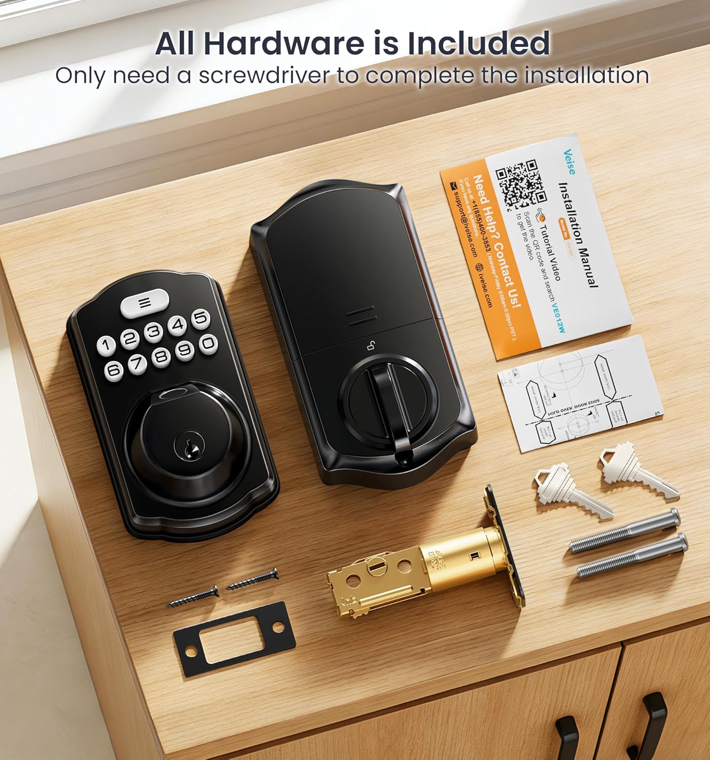 Veise VE012W Built-in WiFi Fingerprint Smart Lock