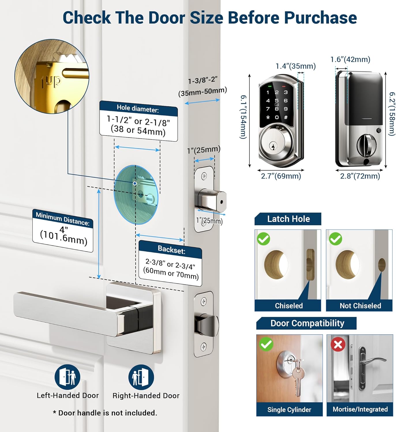 Veise VE06 Keypad Smart Lock