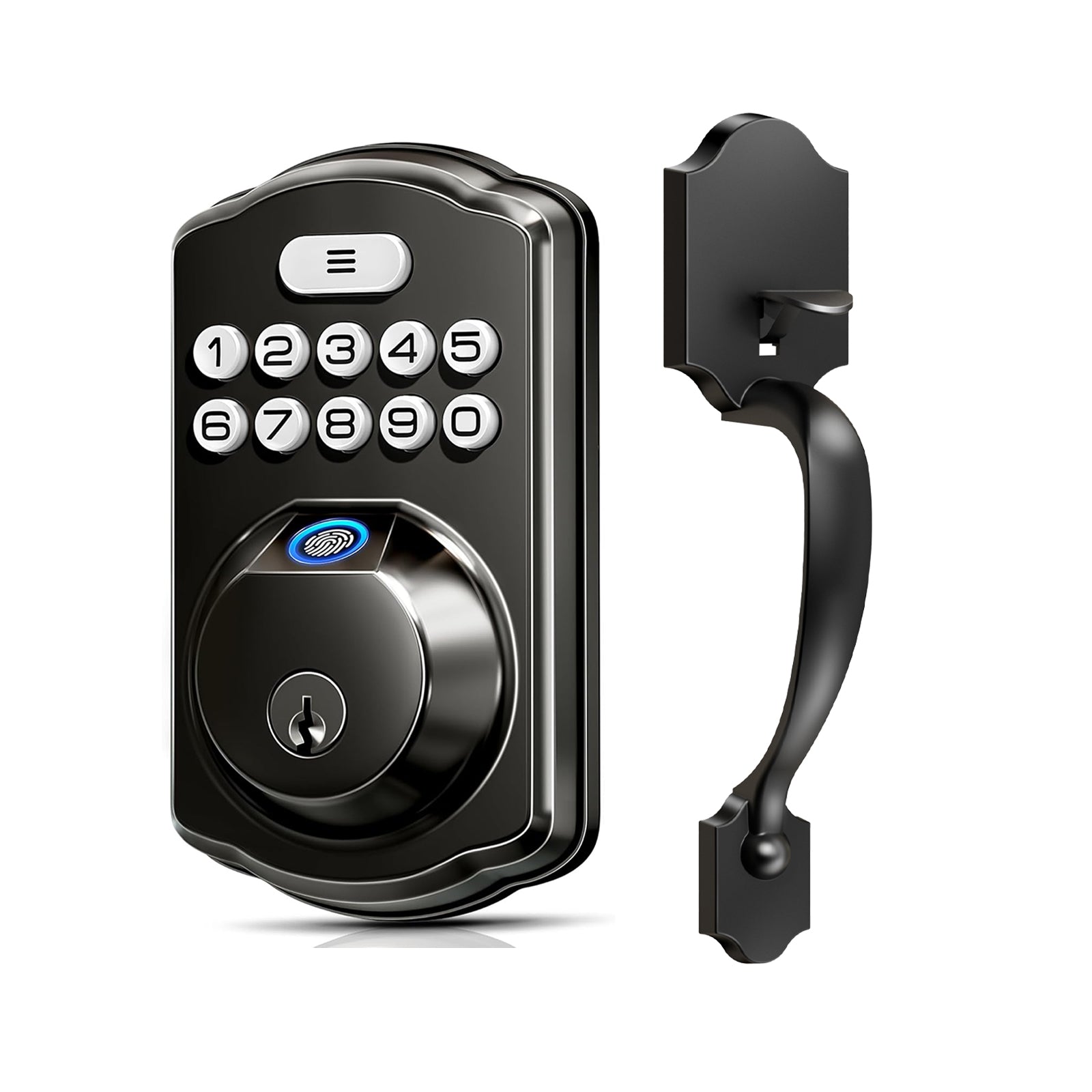 Veise KS02D Fingerprint Door Lock with Handle Set