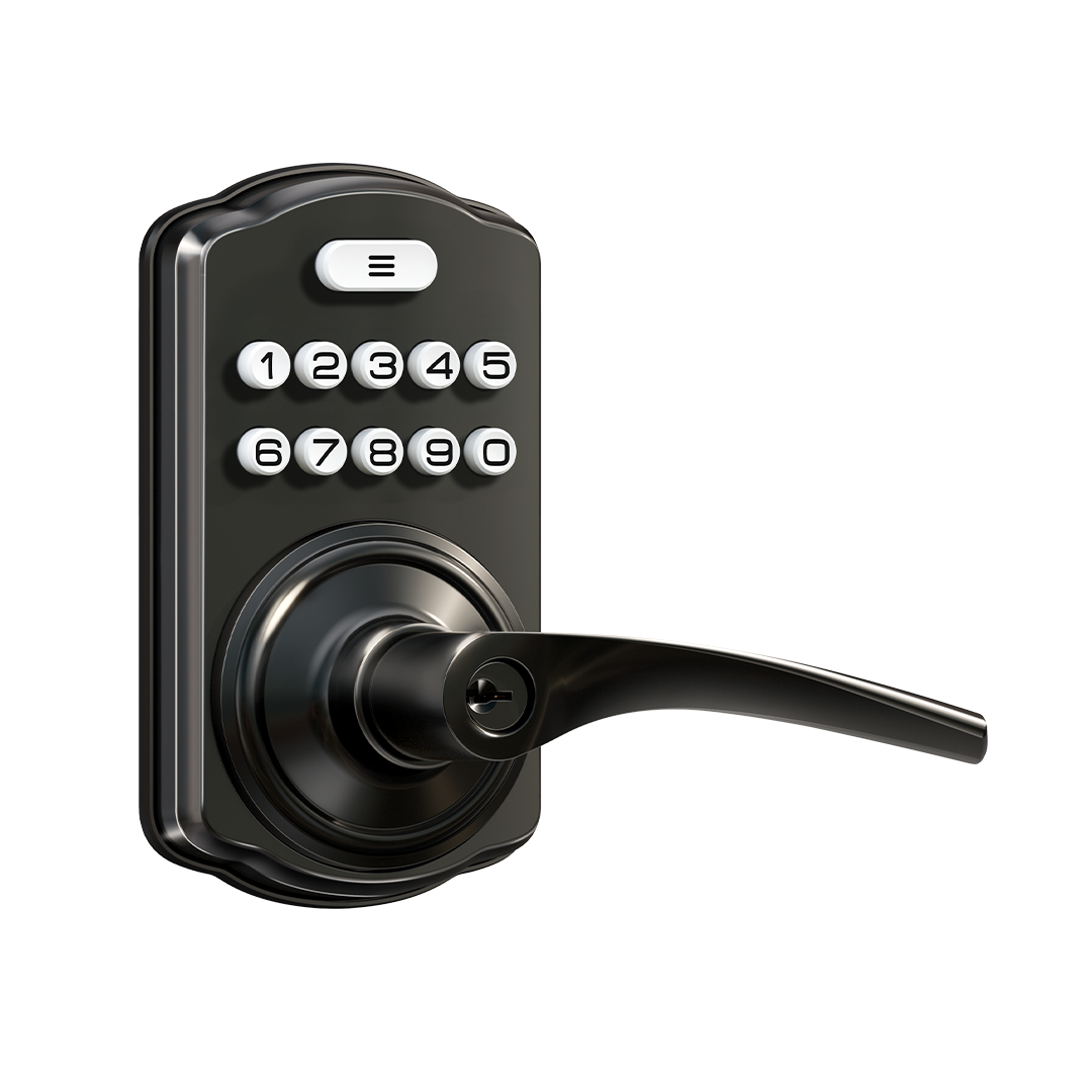 【英語版】カヤ　CS2024 KS04 Keypad Door Lock with Handle