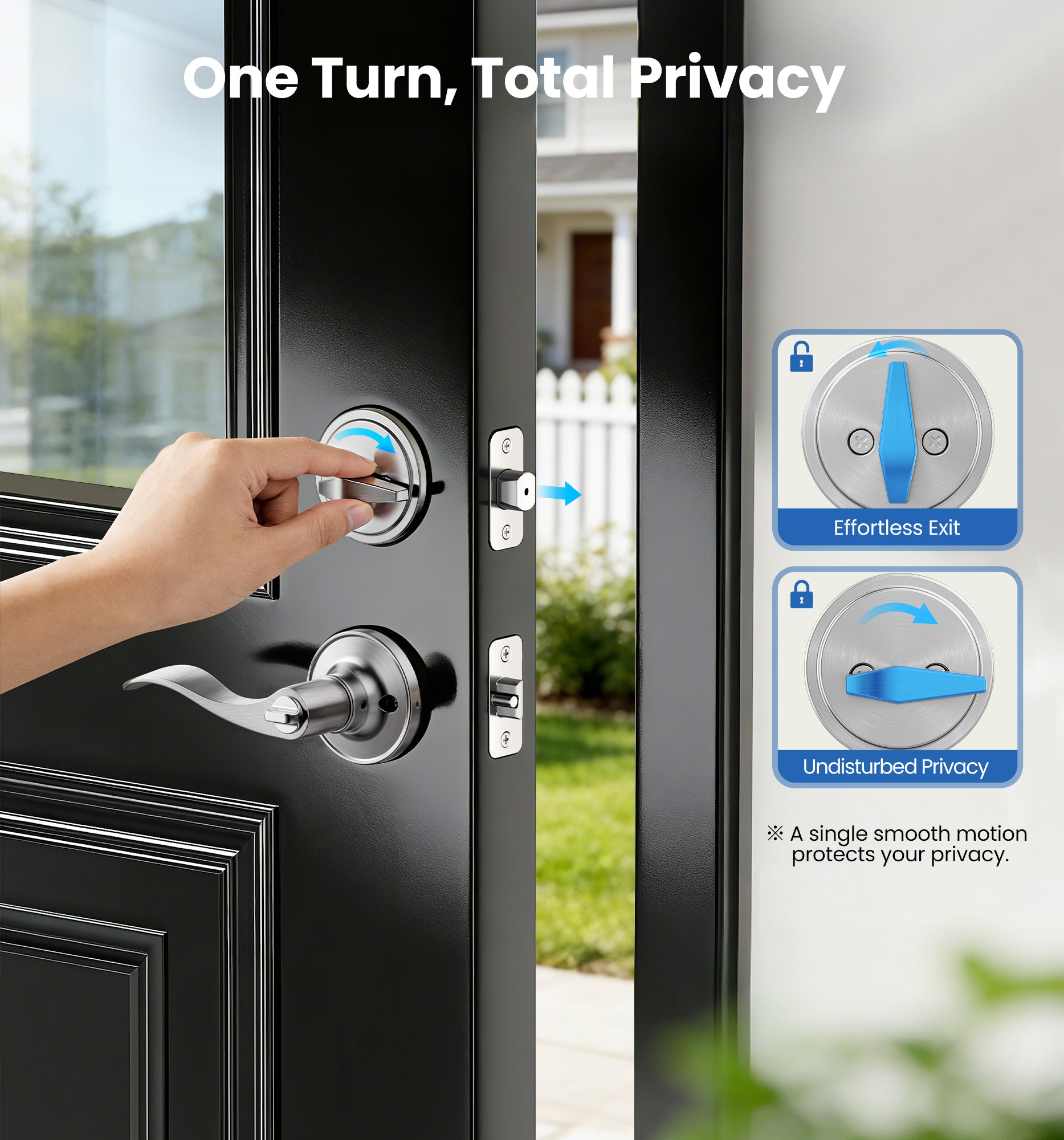 Veise DL01-C Keyed Alike Front Door Lever