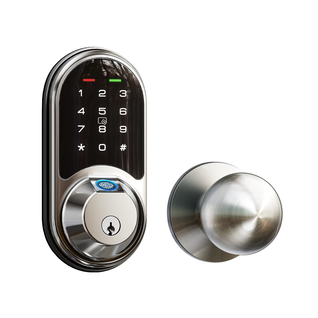 Veise RZ07C Fingerprint Smart Lock with Knobs