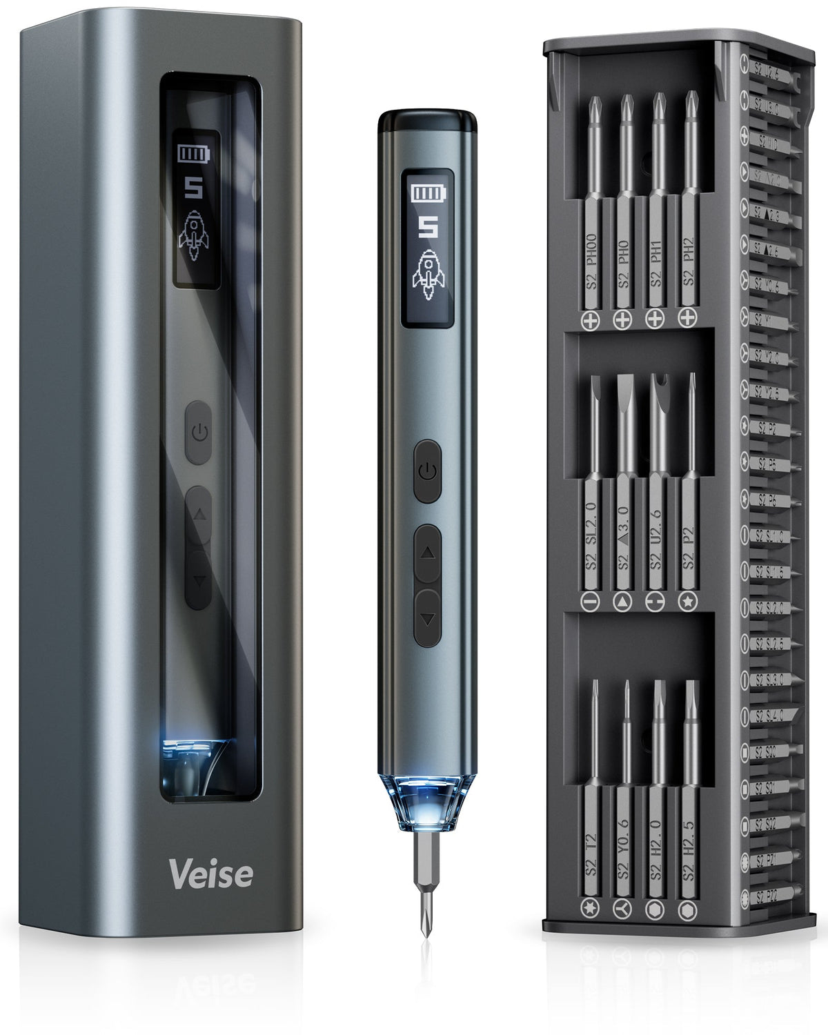 Veise ES01 61-in-1 Mini Electric Precision Screwdriver Set – 1