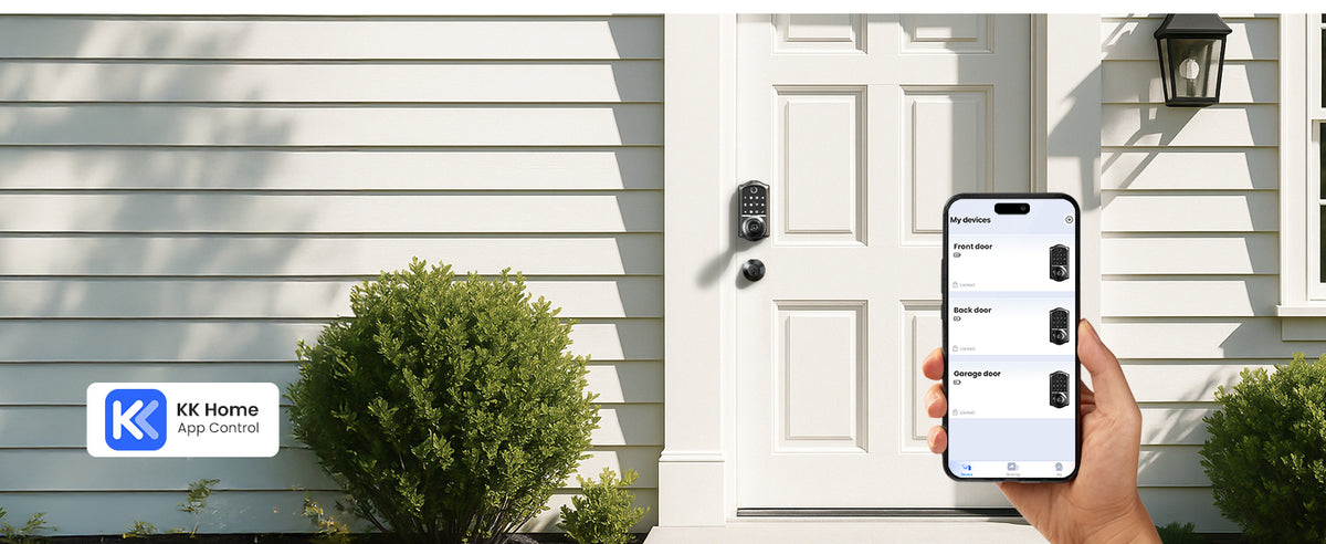 VE018 Fingerprint Smart Lock with Knob