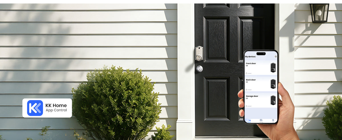 VE018 Fingerprint Smart Lock with Knob