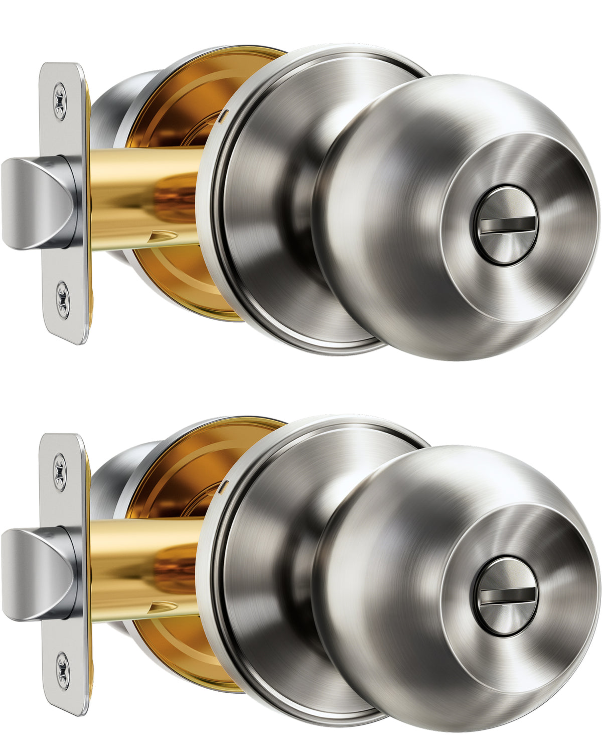 KF01 Interior Door Knob #Color_Satin Nickel