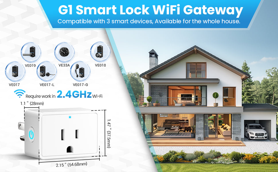 Veise Wi-Fi Gateway G1 for Smart Locks