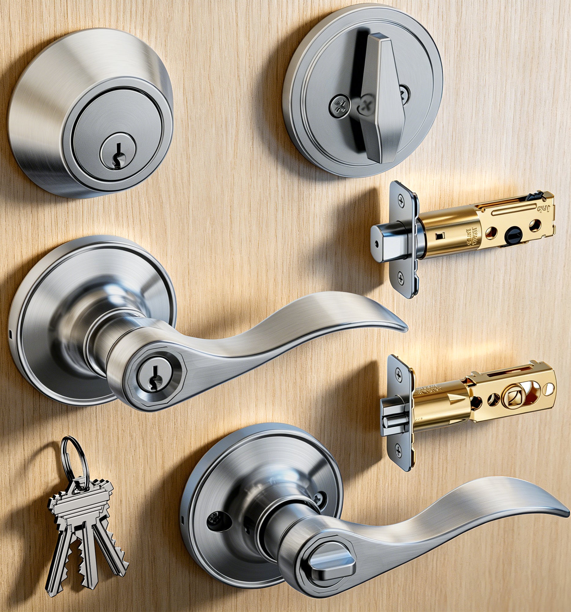 Veise DL01-S Lever lock with deadbolt set