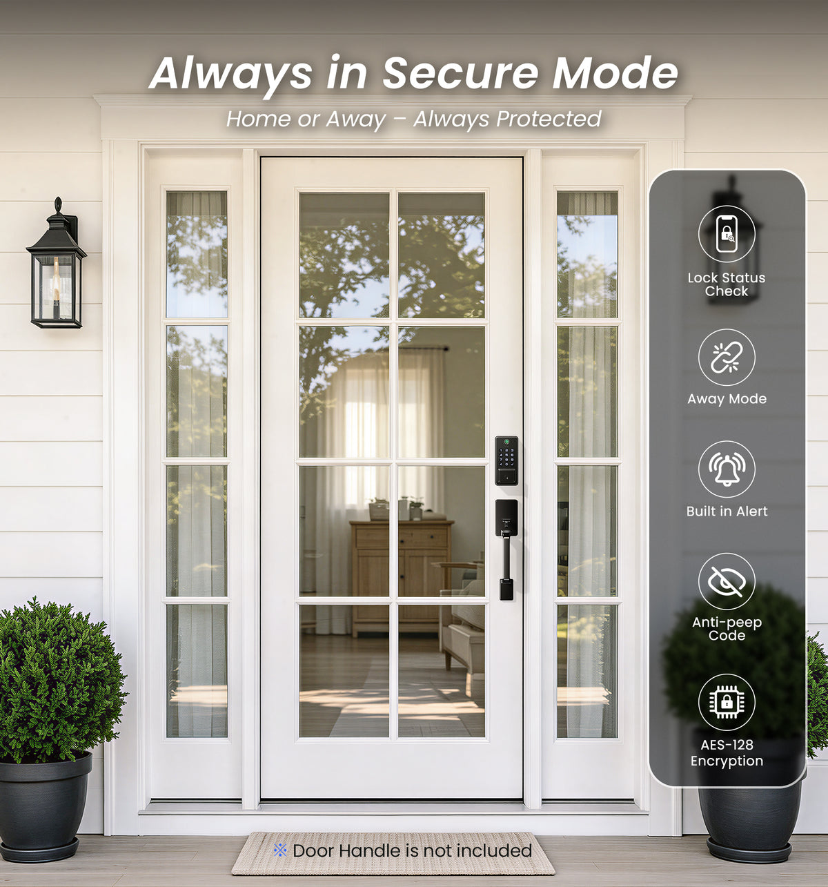 DK012W Wi-Fi Fingerprint Smart Deadbolt Lock