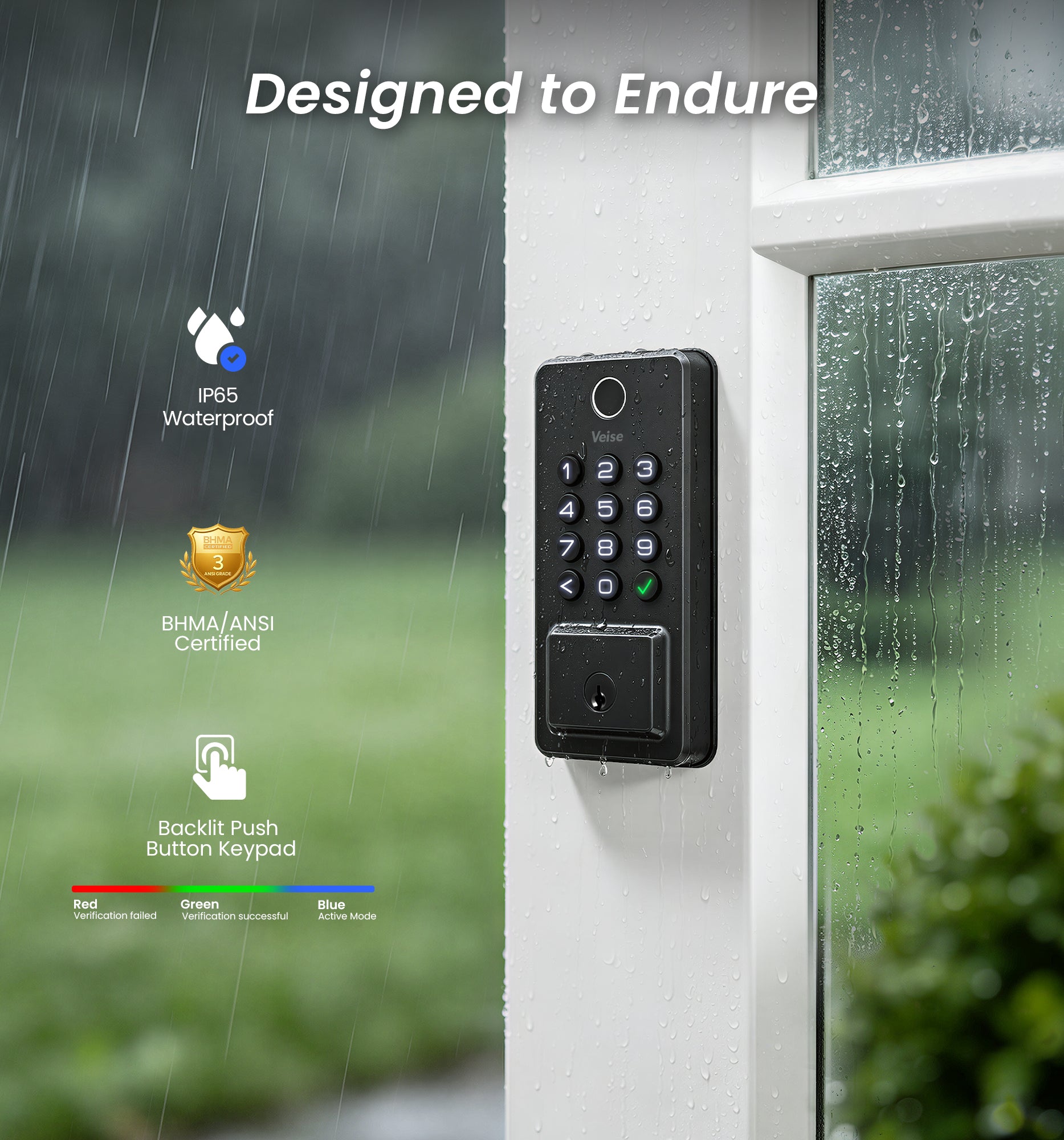 Veise DK012W Wi-Fi Fingerprint Smart Deadbolt Lock