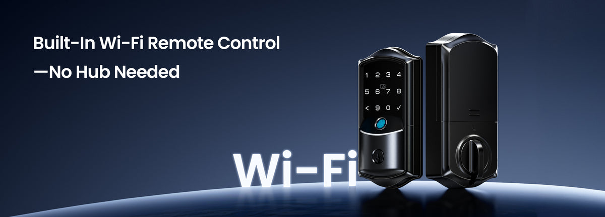 VE027 Built-in Wi-Fi Fingerprint Smart Door Lock