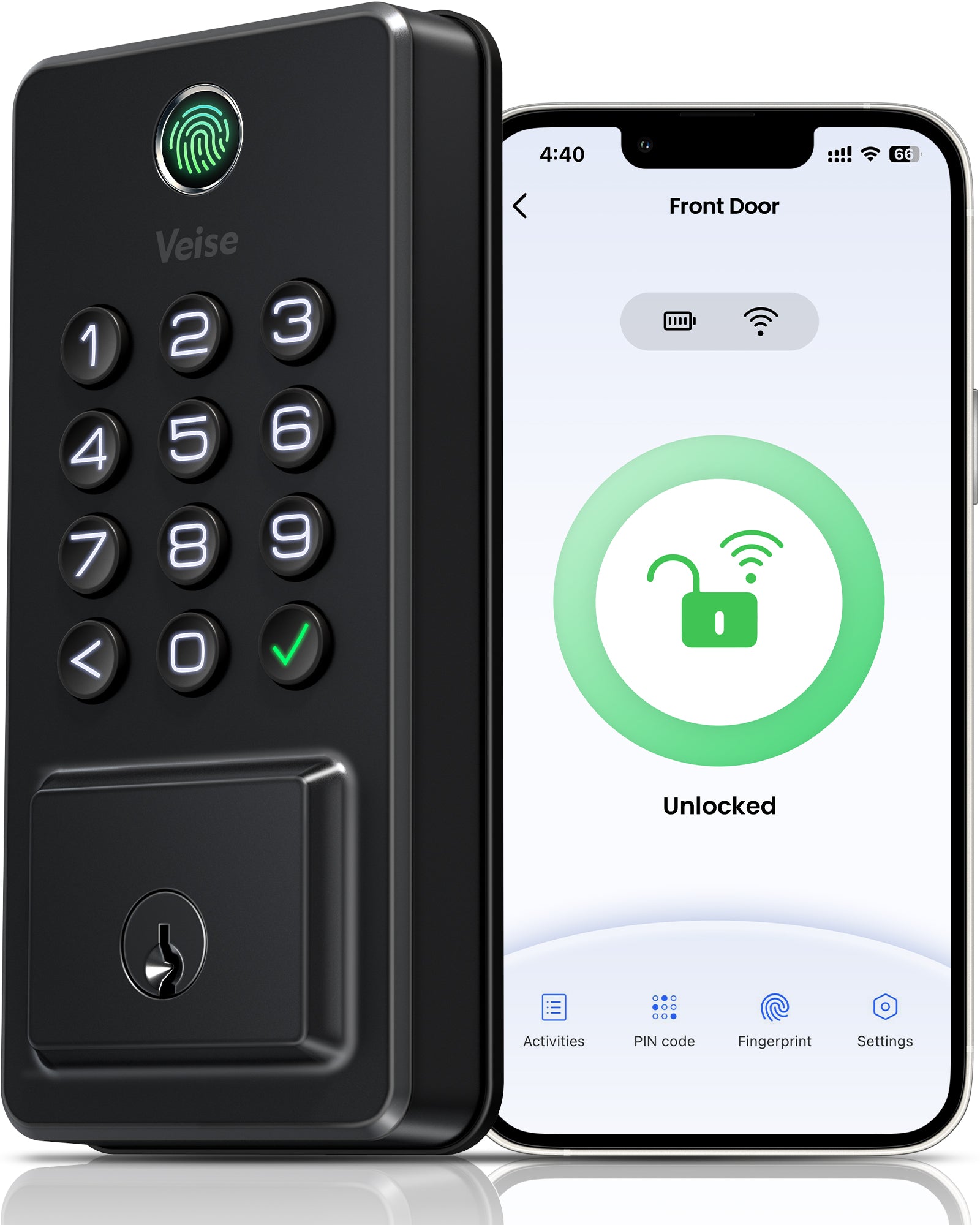 Veise DK012W Wi-Fi Fingerprint Smart Deadbolt Lock