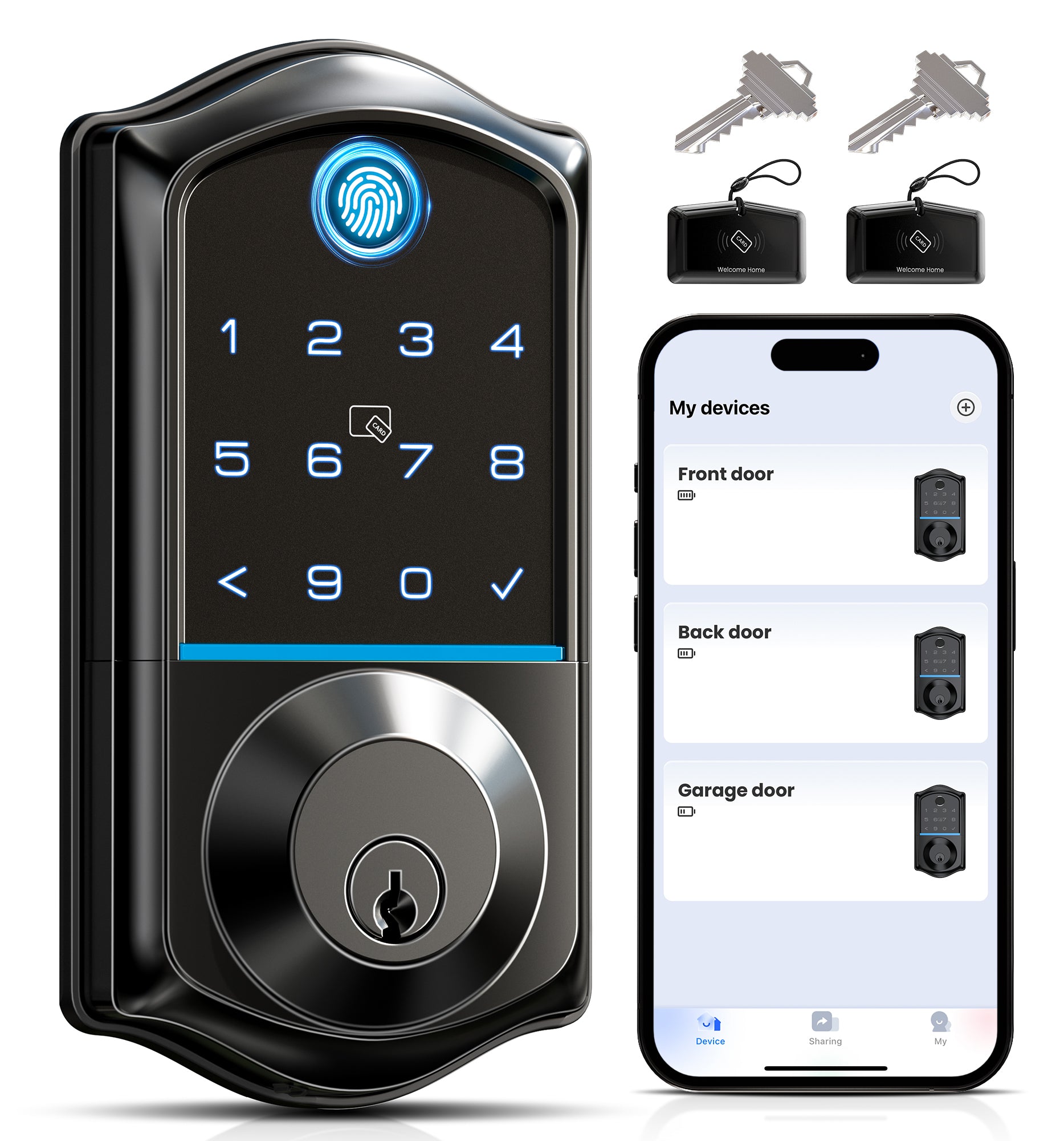 VEISE VE017 Fingerprint Deadbolt Lock