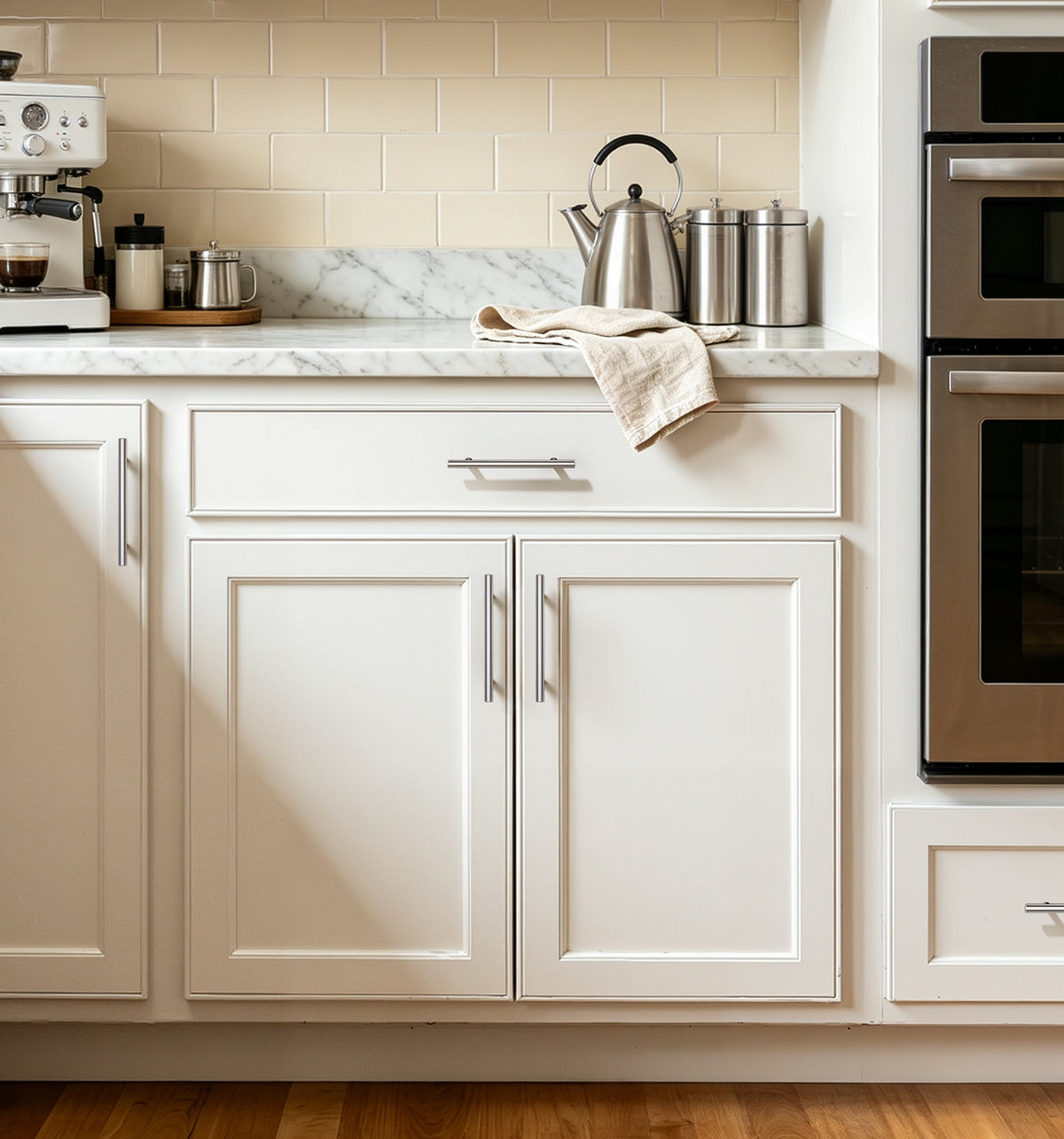 DH-5IN Cabinet Handles 5 Inch Hole Center #Color_Brushed Nickel