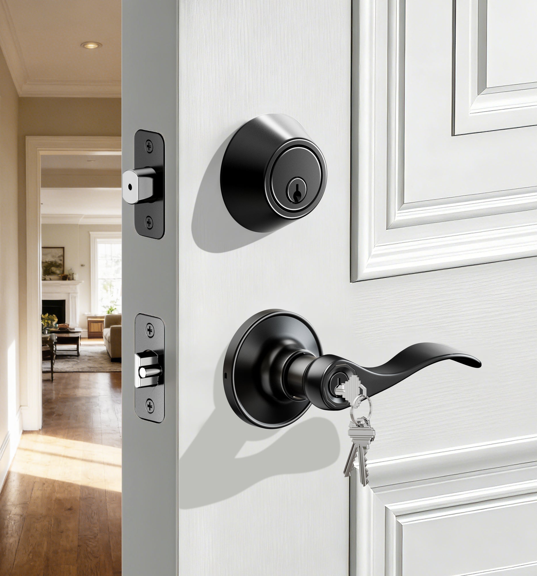 Veise DL01-S Lever lock with deadbolt set