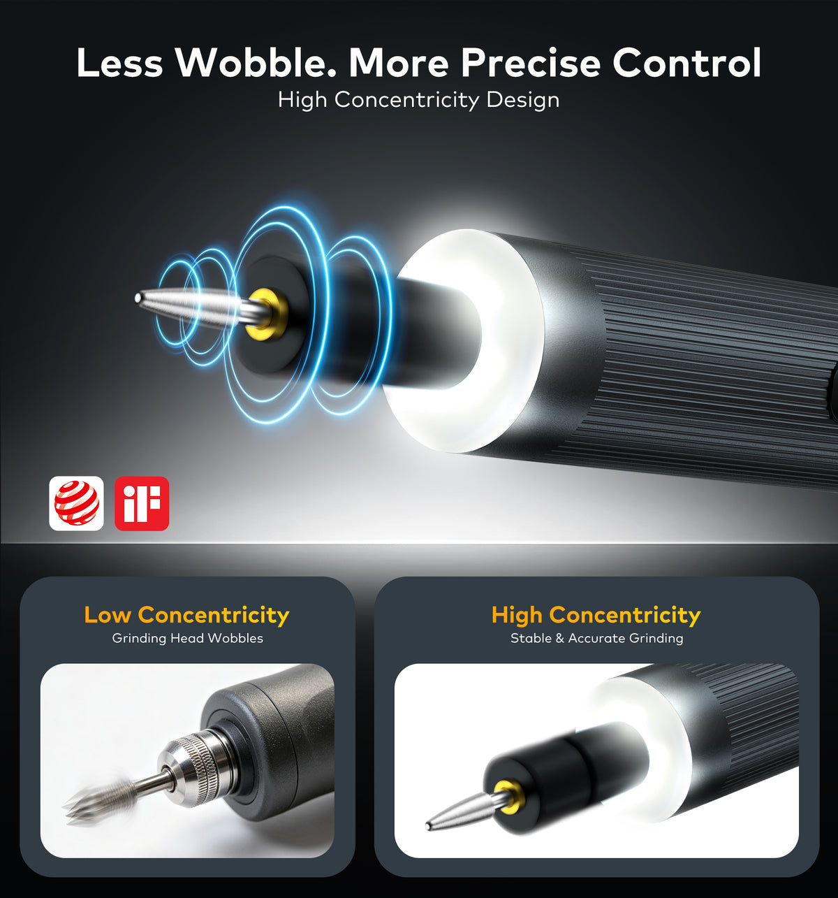 RT01 Mini Cordless Rotary Tool feature 1