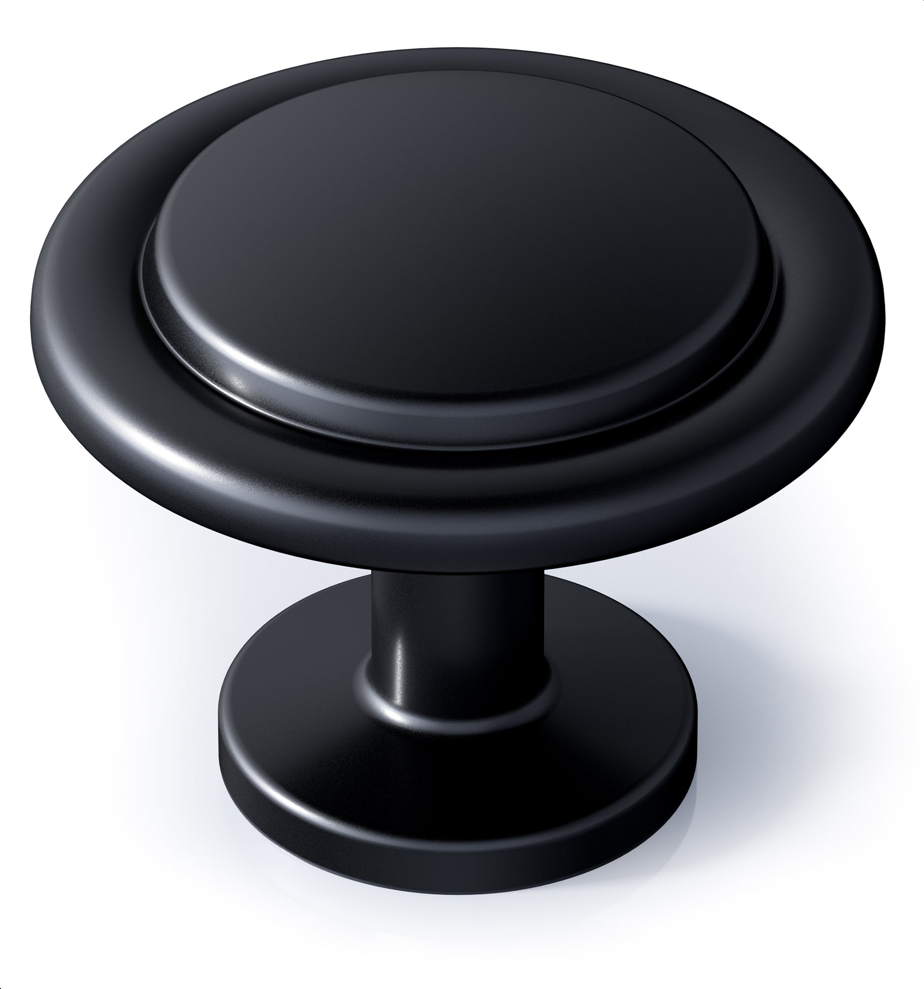 Veise 1-1/4 Inch Solid Zinc Alloy Euro Style Cabinet Knobs