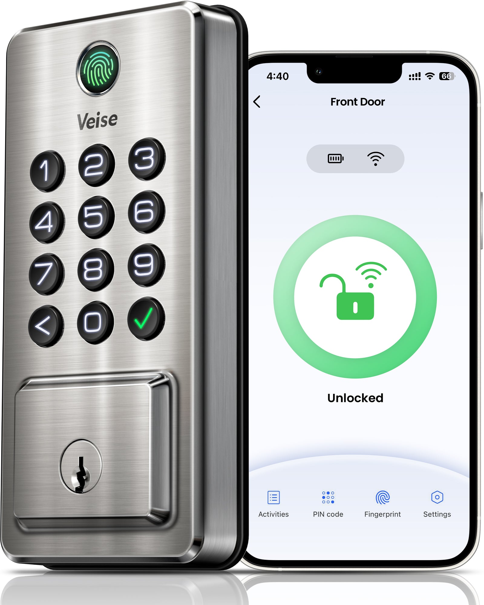Veise DK012W Wi-Fi Fingerprint Smart Deadbolt Lock