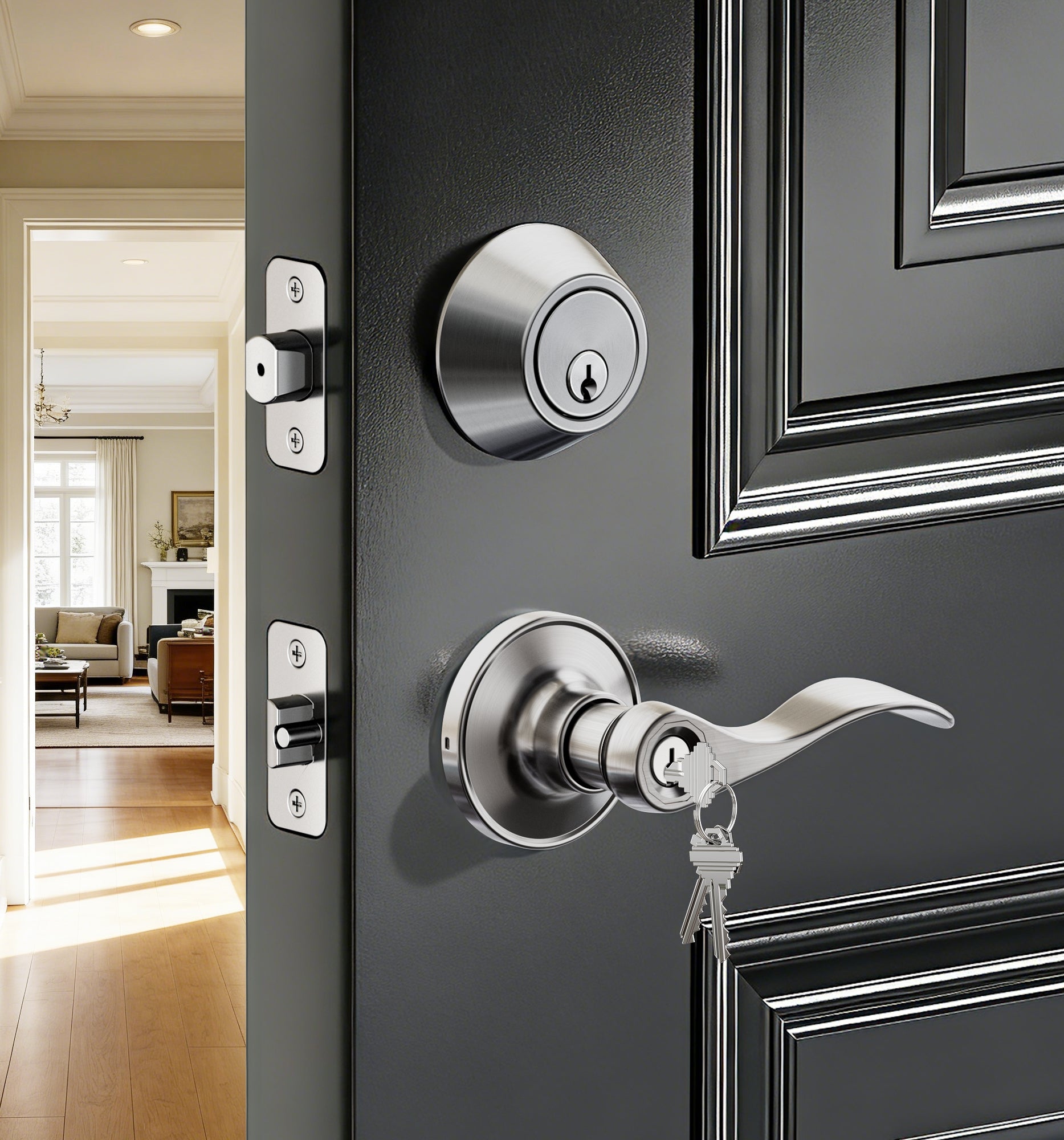 Veise DL01-S Lever lock with deadbolt set
