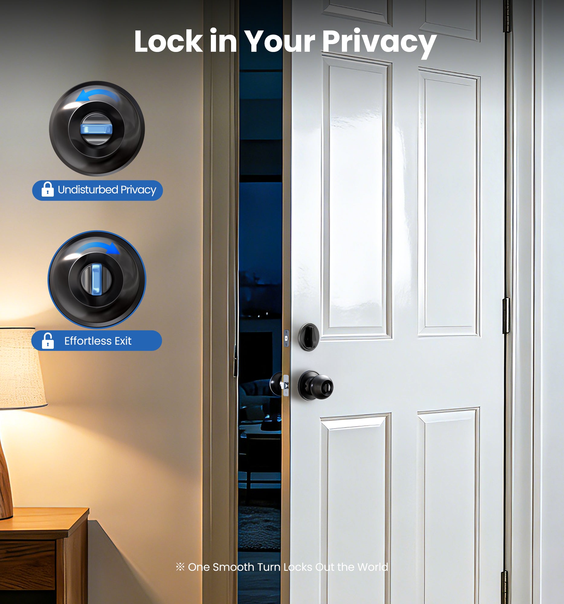 Veise DK01 Door Knob and Deadbolt Lock Set