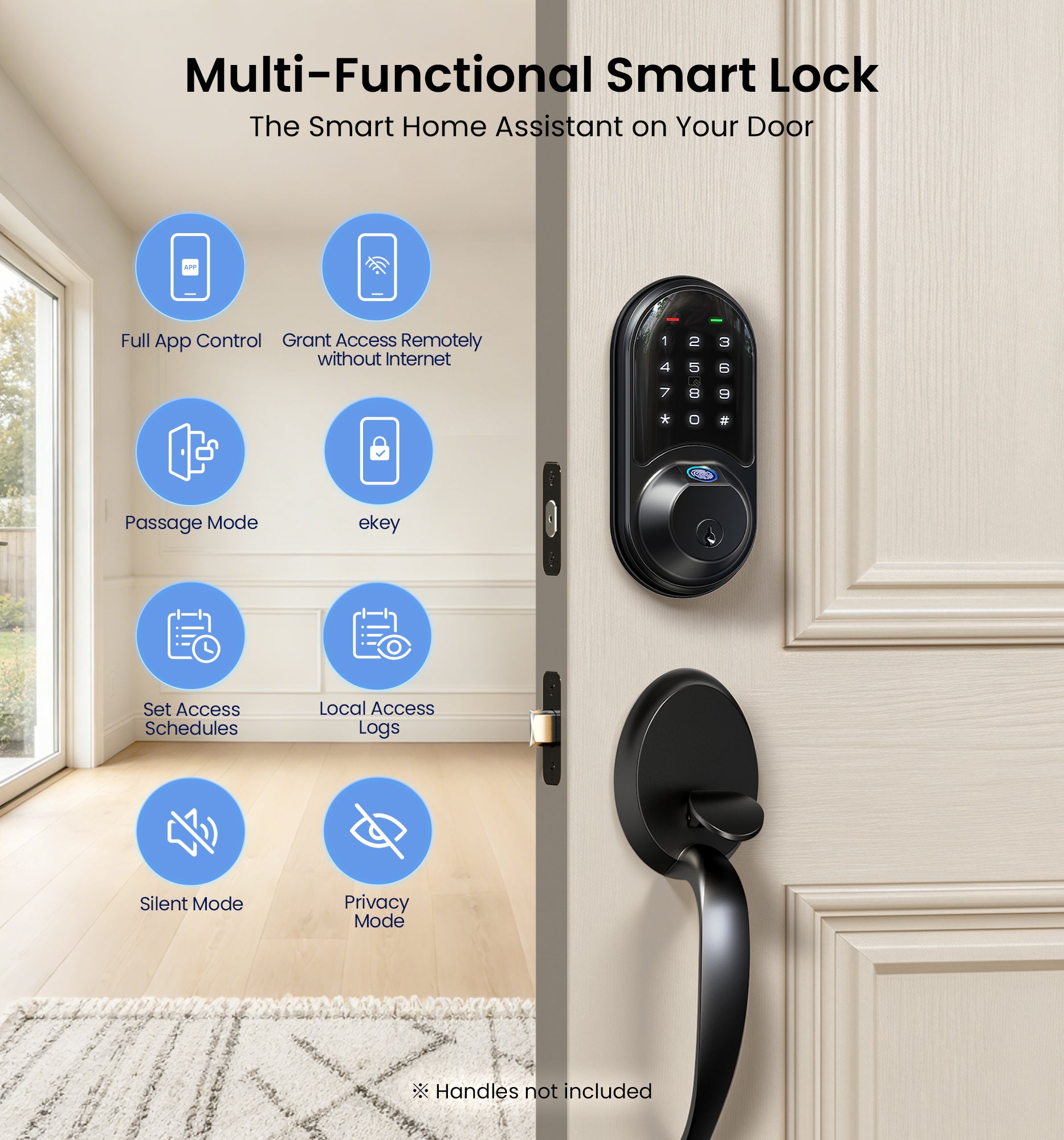 Veise RZ07 Fingerprint & Keypad Smart Lock