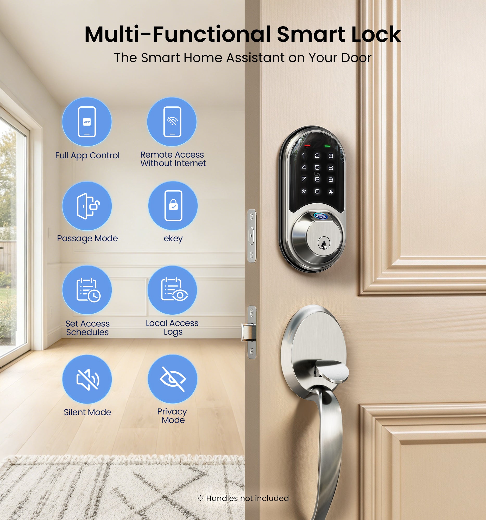 Veise RZ07 Fingerprint & Keypad Smart Lock