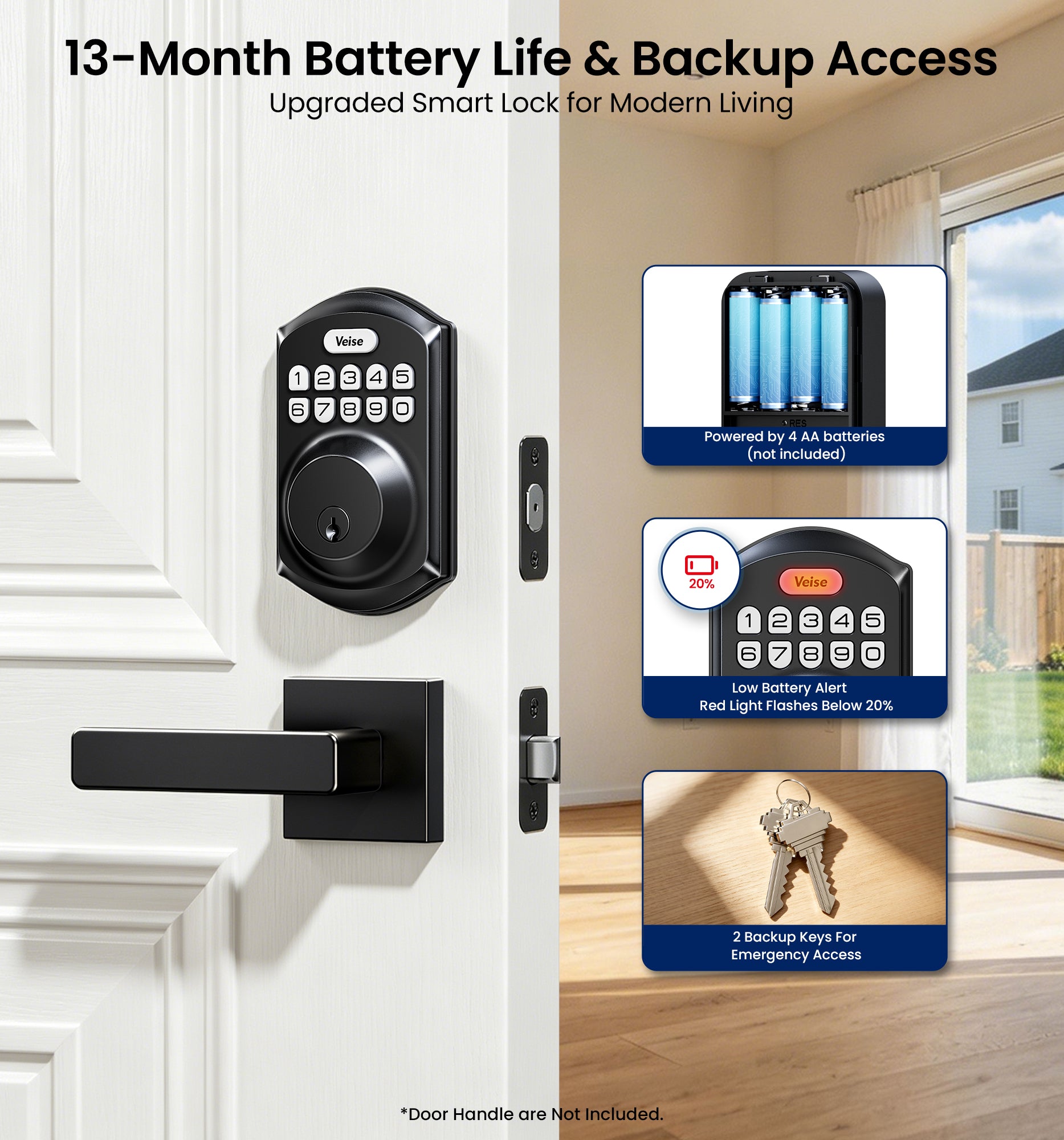 Veise VE001 Keyless Entry Door Lock