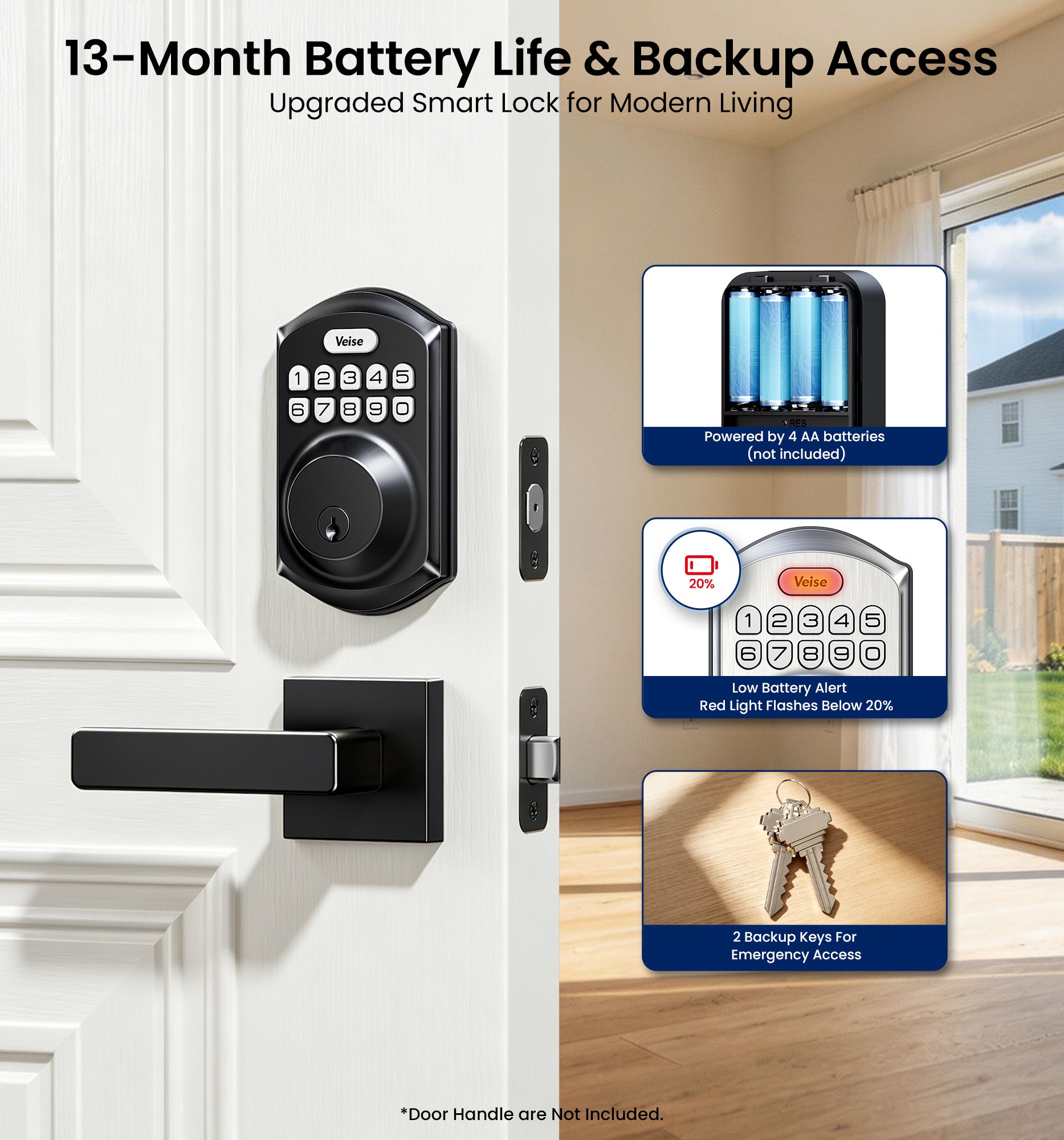 Veise VE001 Keyless Entry Door Lock