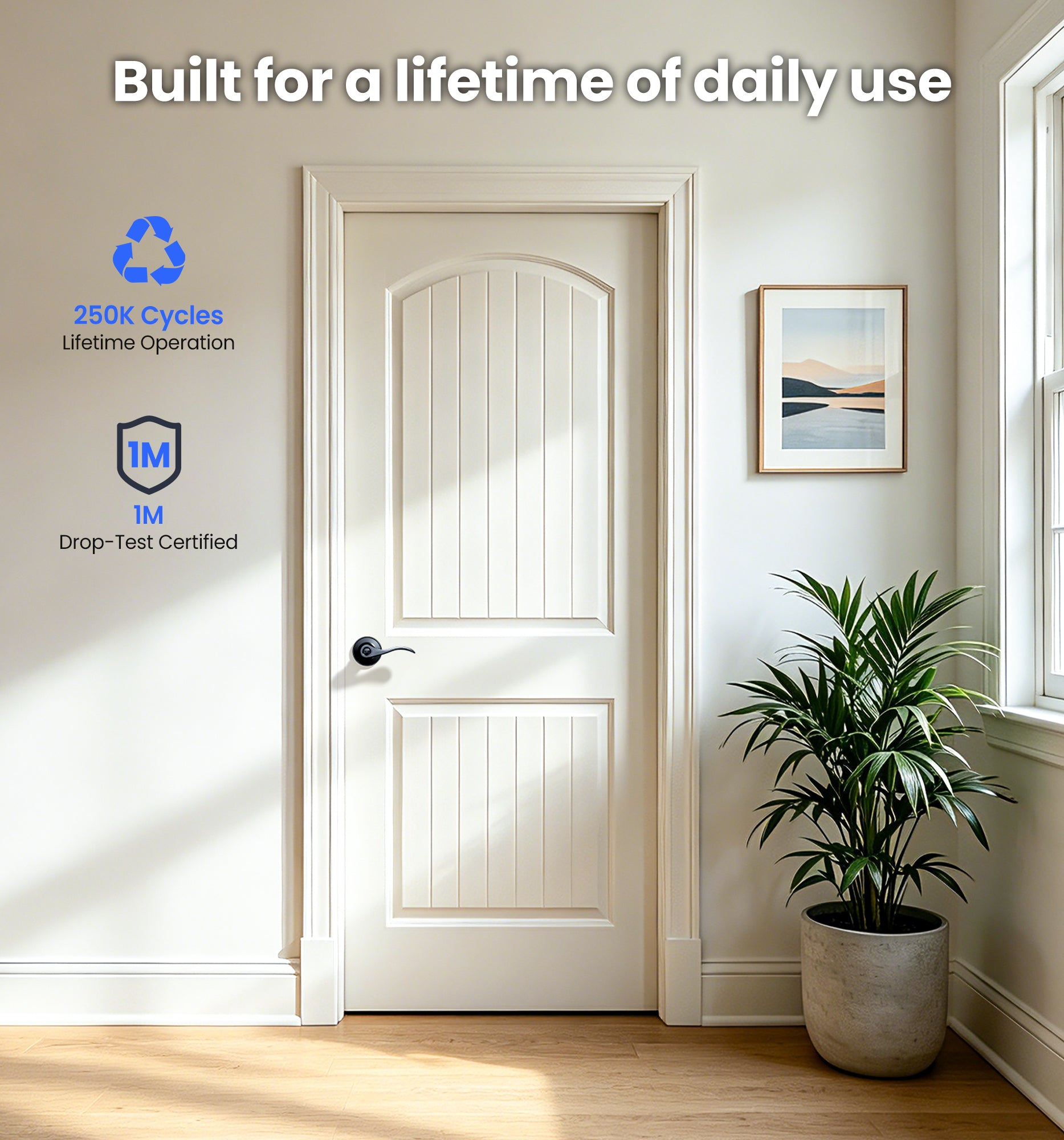 Veise HF01-S Privacy Lever lock