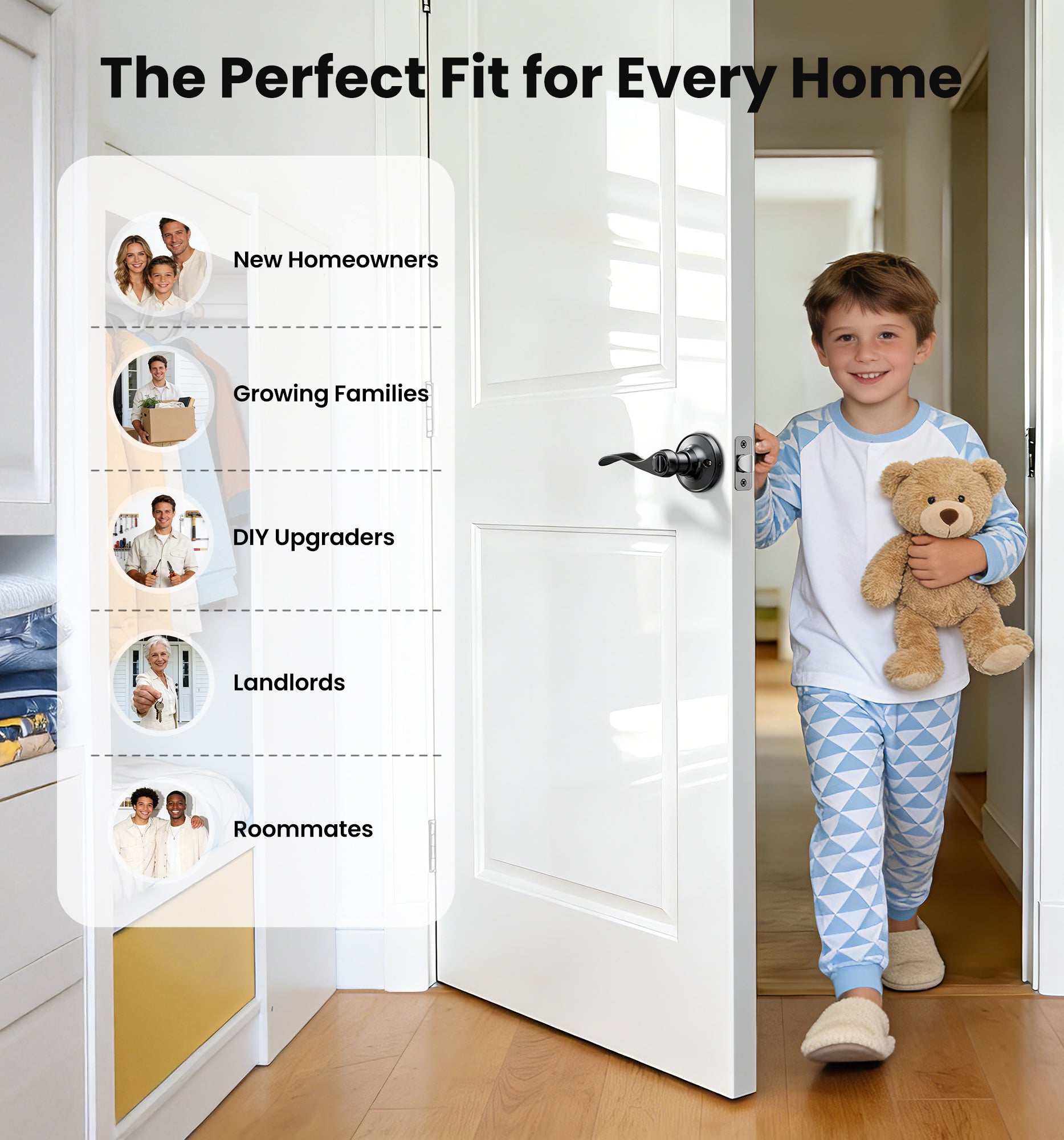 Veise HF01-S Privacy Lever lock