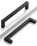 Veise DH-AL04 5 Inch Hole Center Cabinet Handles, Matte Black