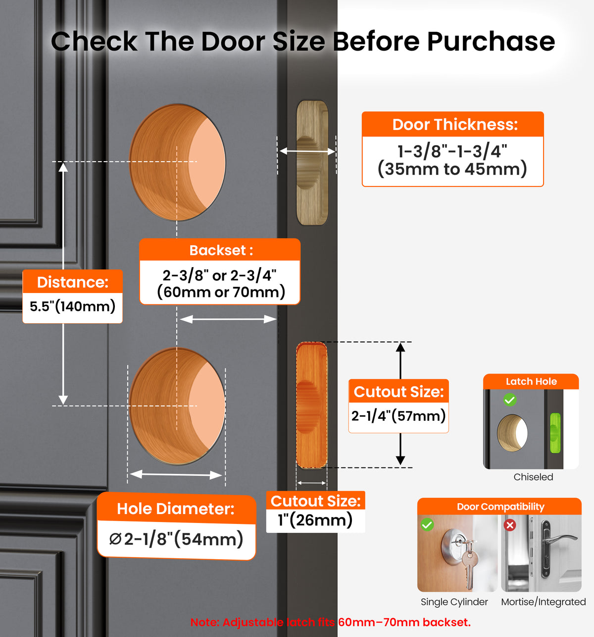 DK01 Door Knob and Deadbolt Lock Set