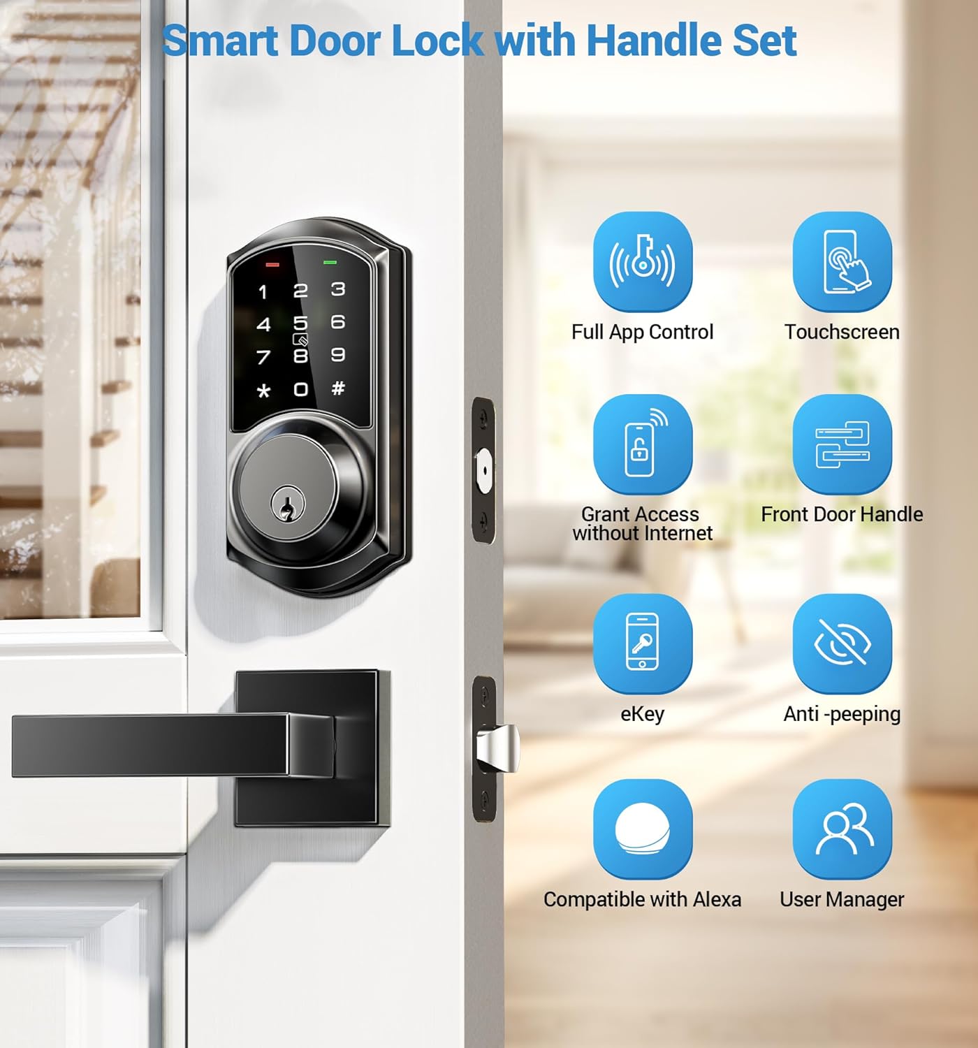 VEISE VE06-L Keypad Smart Lock with Levers