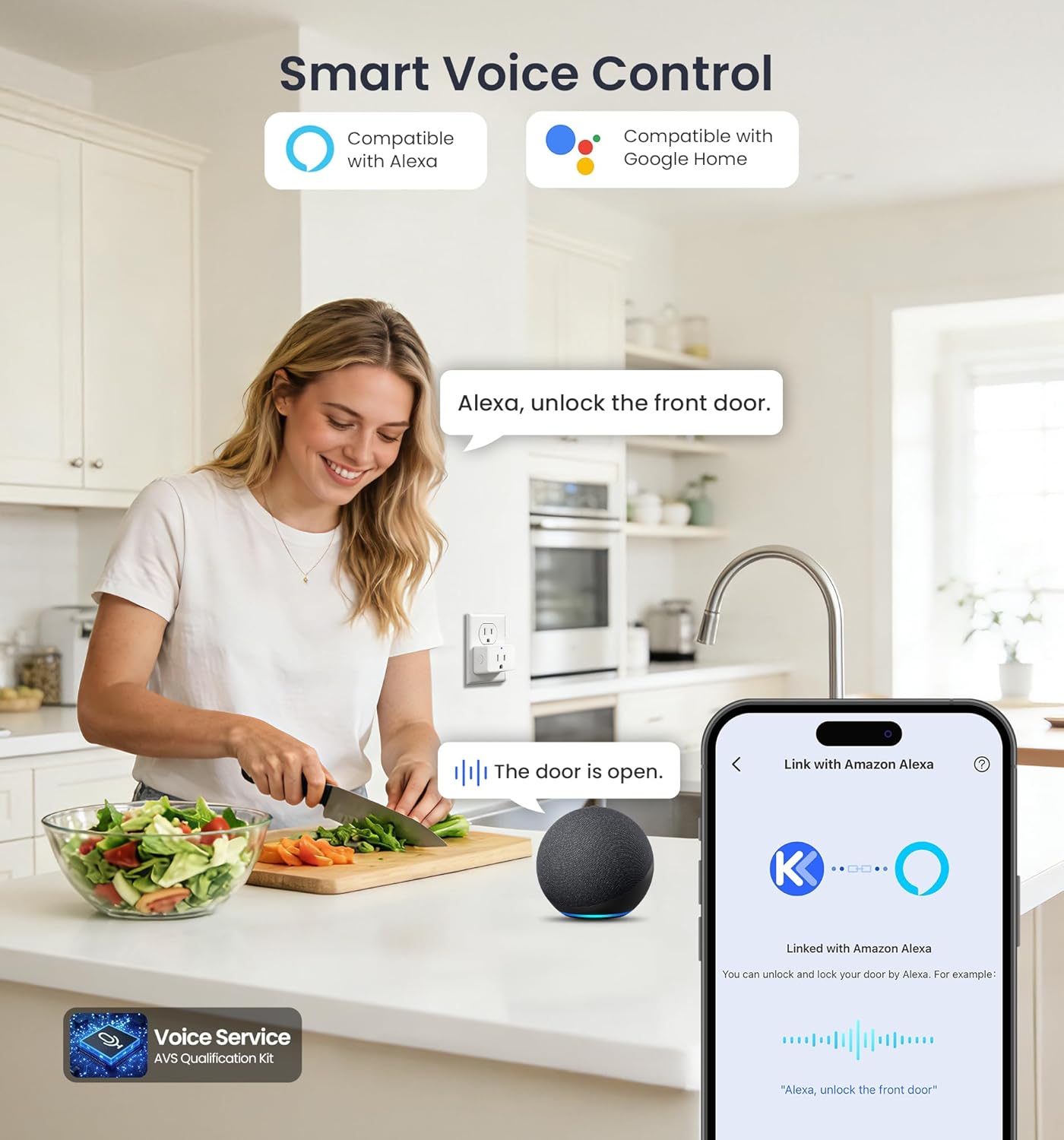 Veise VE017G Wi-Fi Smart Door Lock with Fingerprint
