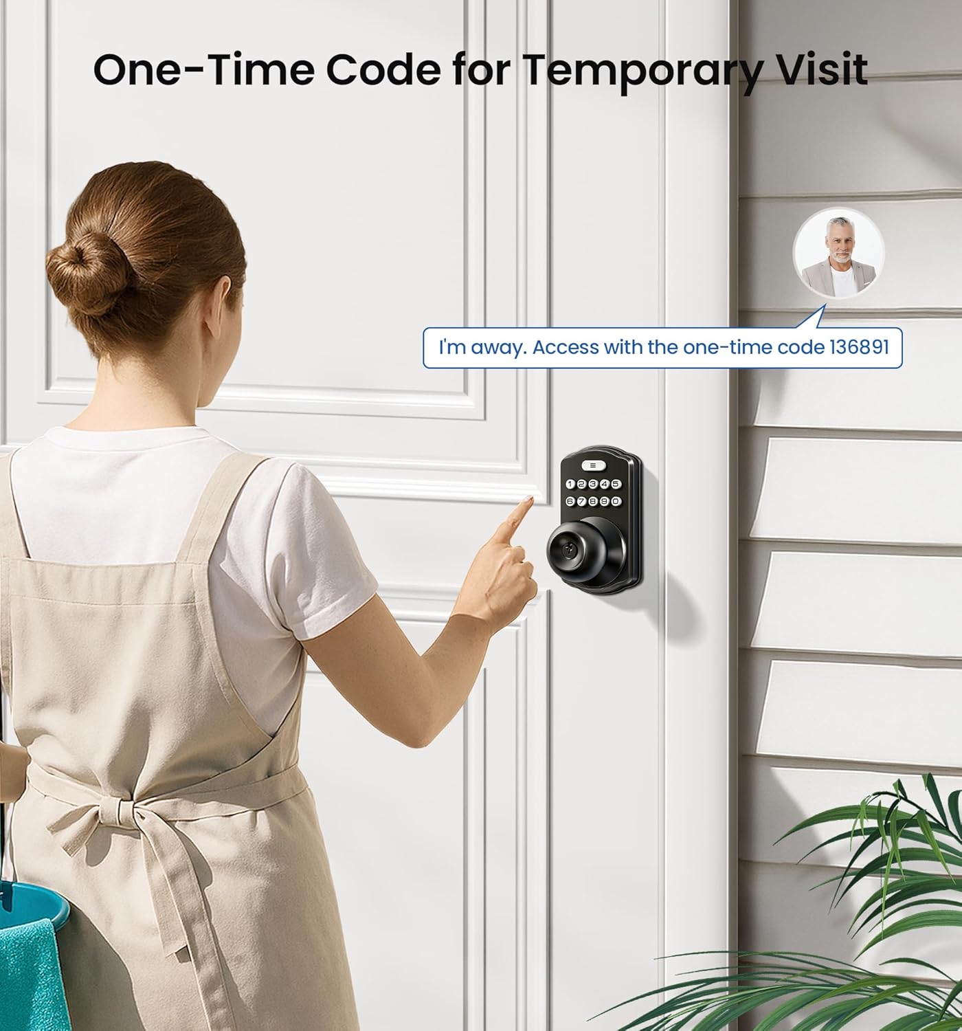 Veise KS03 Keypad Door Knob Lock