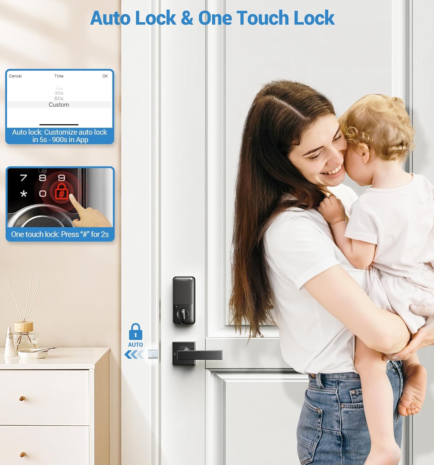 VEISE VE06-L Keypad Smart Lock with Levers