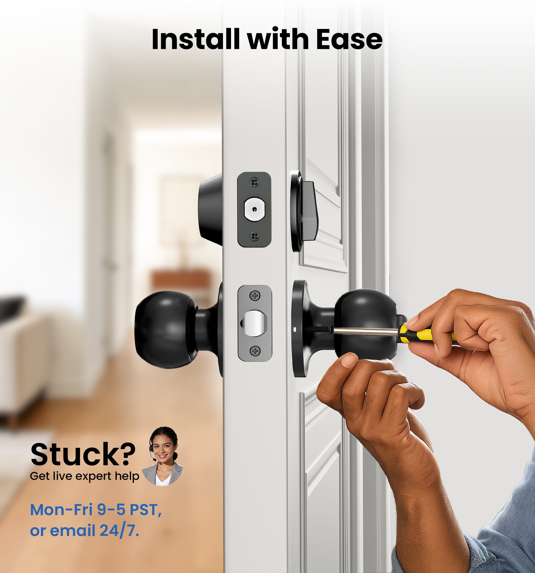 Veise DK01 Door Knob and Deadbolt Lock Set