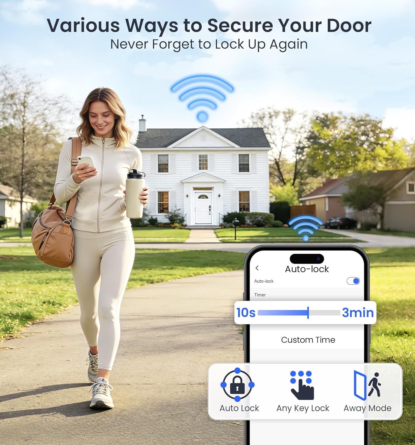Veise VE012W Built-in WiFi Fingerprint Smart Lock