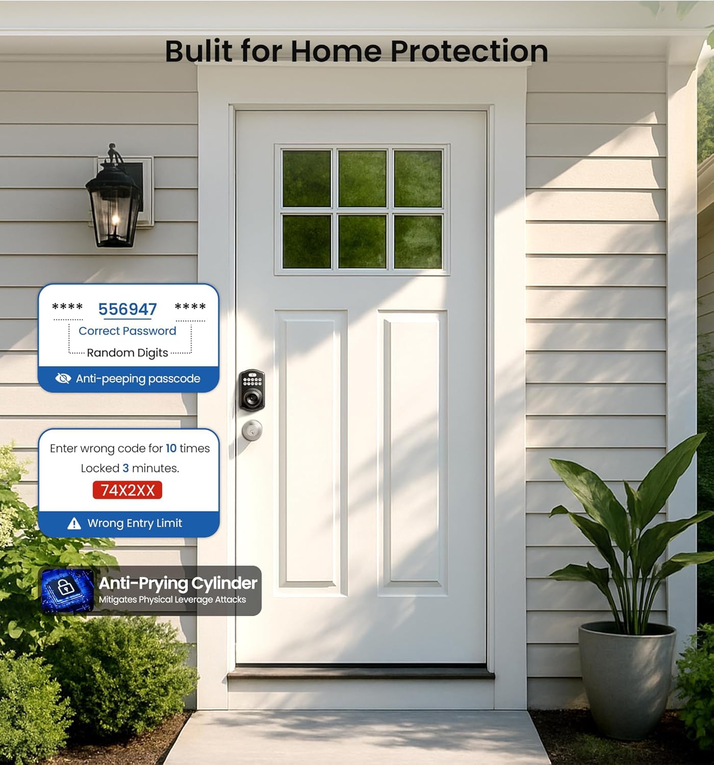 Veise KS03 Keypad Door Knob Lock