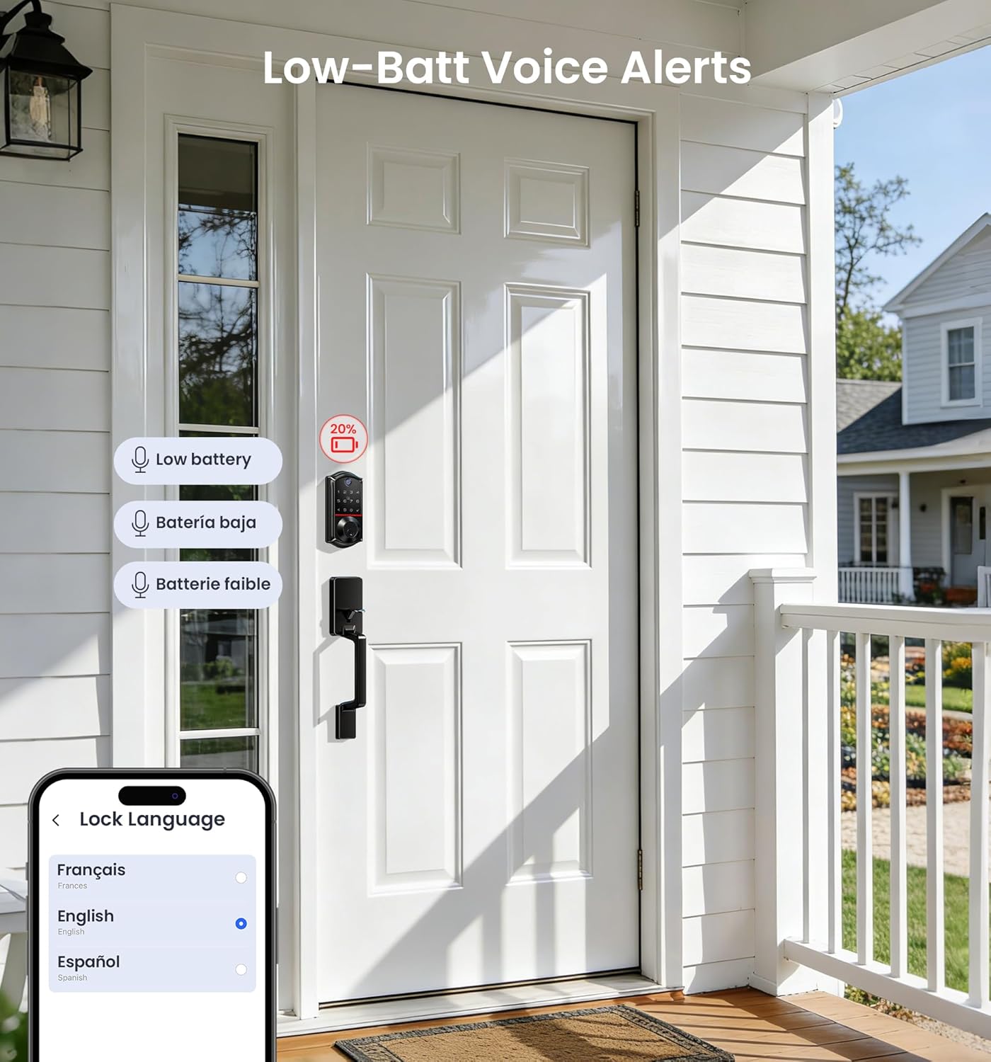 Veise VE017 Fingerprint Smart Door Lock with App Control